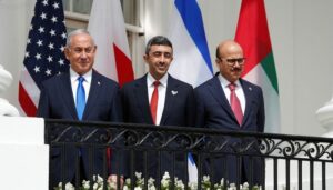 على خلفية التوقيع على اتفاقية التطبيع