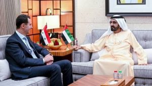 بشار الأسد يزور الإمارات ويلتقي ولي العهد الإماراتي