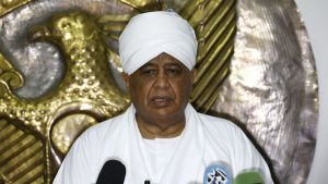 إبراهيم غندور ، الرئيس السابق لحزب المؤتمر الوطني السوداني المحظور الذي أسسه الديكتاتور المخلوع عمر البشير
