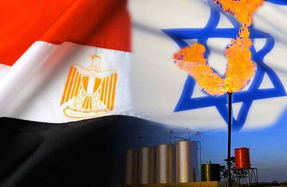 الغاز الطبيعي من مصر وإسرائيل